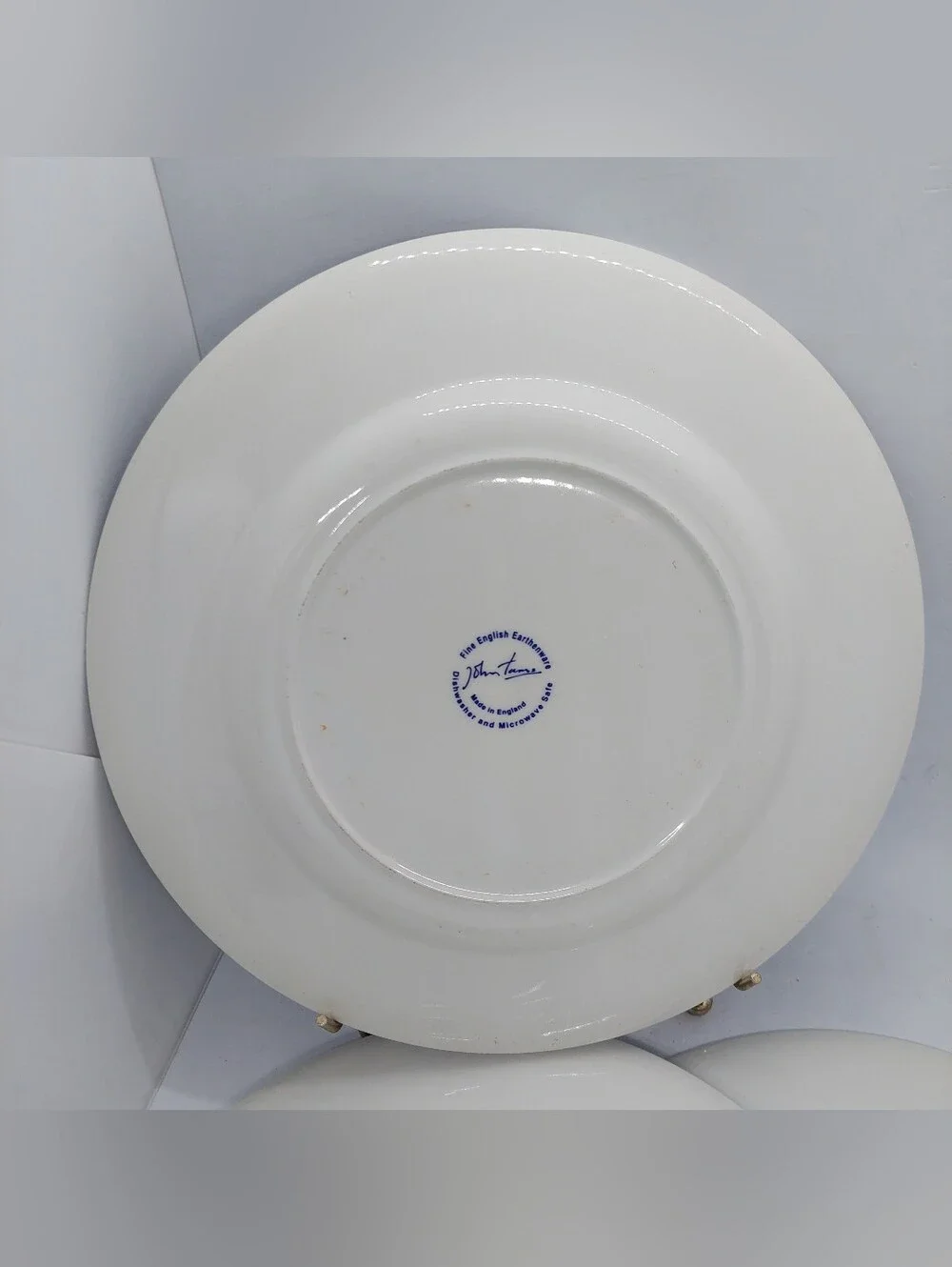 Jhon Tams Fine English Earthenware Dinner Plates 10.75